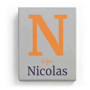 N is for Nicolas - Classic