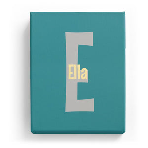 Ella Overlaid on E - Cartoony