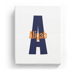 Aliyah Overlaid on A - Cartoony