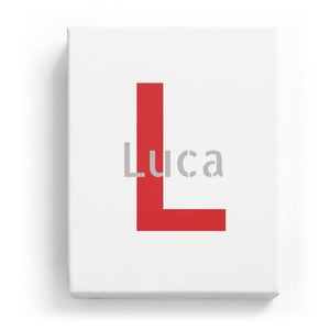 Luca Overlaid on L - Stylistic