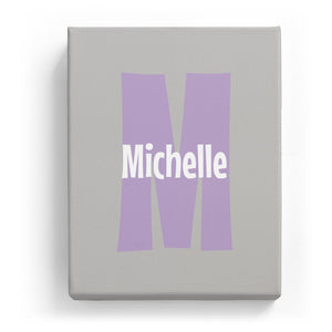 Michelle Overlaid on M - Cartoony