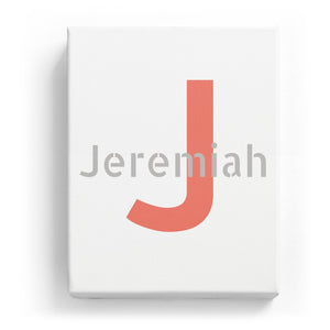 Jeremiah Overlaid on J - Stylistic