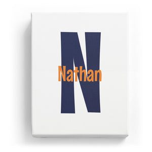 Nathan Overlaid on N - Cartoony
