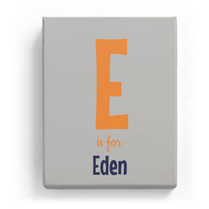E is for Eden - Cartoony