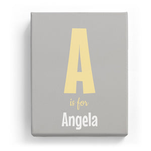 A is for Angela - Cartoony