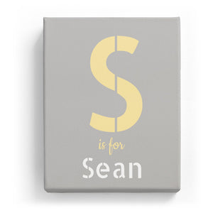 S is for Sean - Stylistic