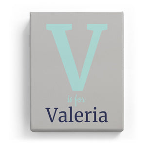 V is for Valeria - Classic