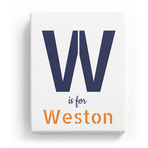 W is for Weston - Stylistic