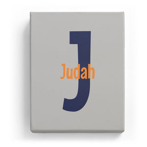 Judah Overlaid on J - Cartoony