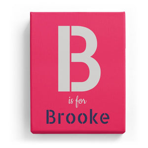 B is for Brooke - Stylistic