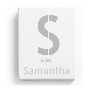 S is for Samantha - Stylistic