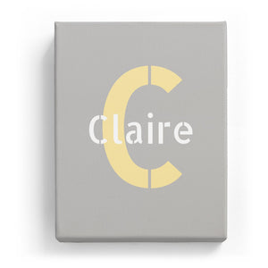 Claire Overlaid on C - Stylistic