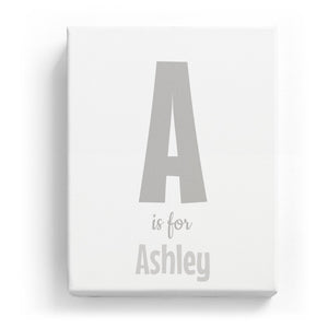 A is for Ashley - Cartoony