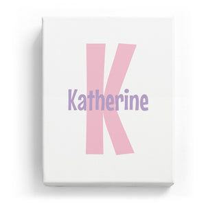 Katherine Overlaid on K - Cartoony