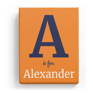 A is for Alexander - Classic