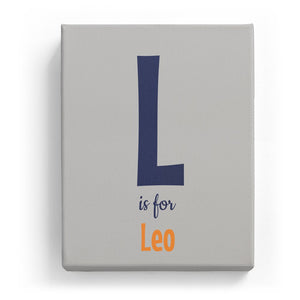 L is for Leo - Cartoony