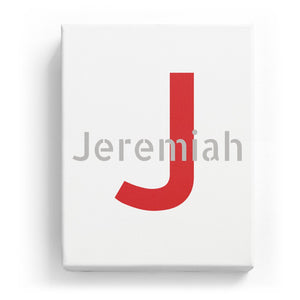 Jeremiah Overlaid on J - Stylistic