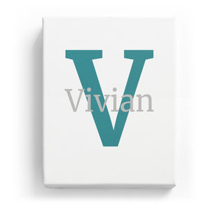 Vivian Overlaid on V - Classic
