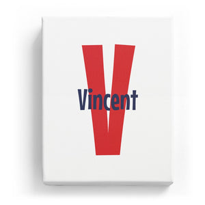 Vincent Overlaid on V - Cartoony