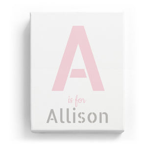 A is for Allison - Stylistic