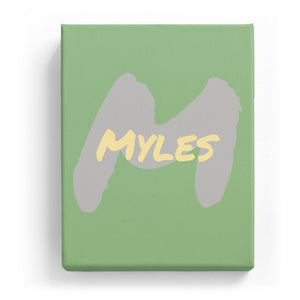 Myles Overlaid on M - Artistic