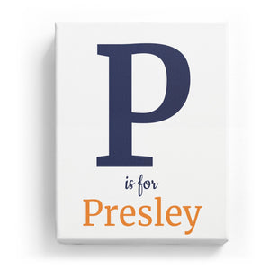 P is for Presley - Classic