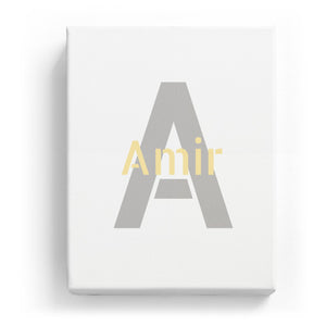 Amir Overlaid on A - Stylistic