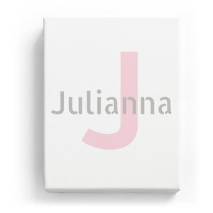 Julianna Overlaid on J - Stylistic