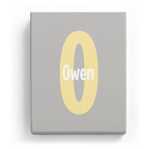 Owen Overlaid on O - Cartoony