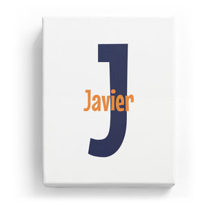 Javier Overlaid on J - Cartoony