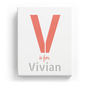 V is for Vivian - Stylistic