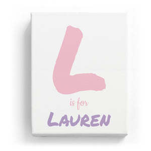 L is for Lauren - Artistic