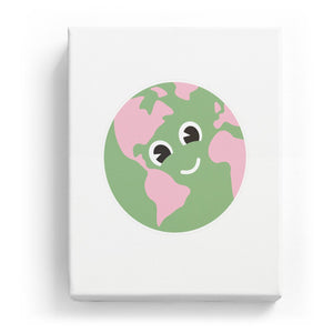 Earth with a Face - No Background