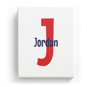 Jordan Overlaid on J - Cartoony