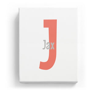 Jax Overlaid on J - Cartoony