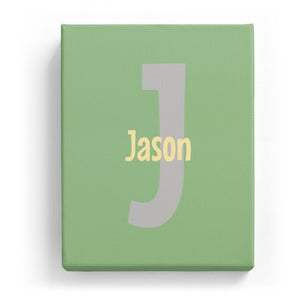 Jason Overlaid on J - Cartoony