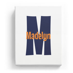 Madelyn Overlaid on M - Cartoony