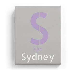 S is for Sydney - Stylistic