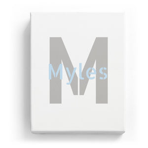 Myles Overlaid on M - Stylistic
