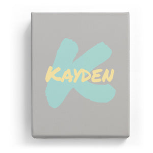 Kayden Overlaid on K - Artistic