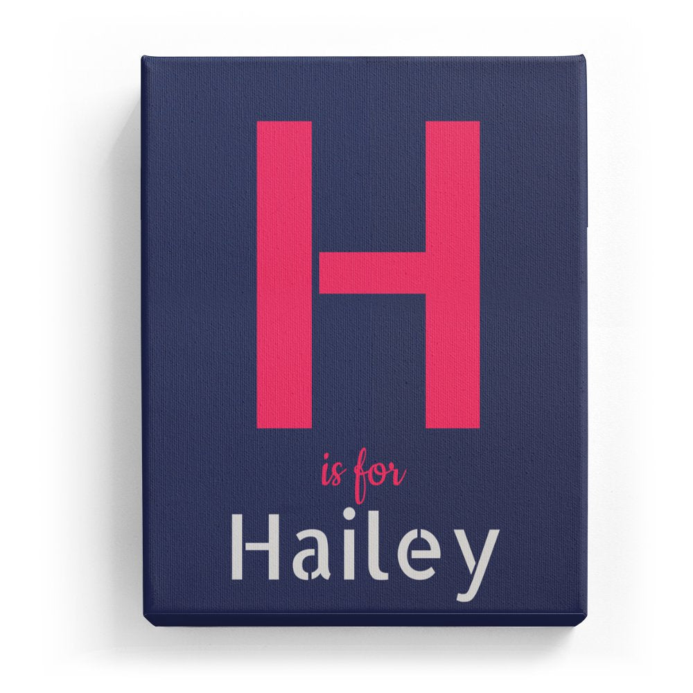 Hailey's Personalized Canvas Art