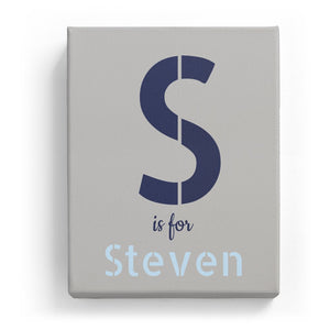 S is for Steven - Stylistic