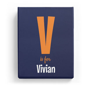 V is for Vivian - Cartoony