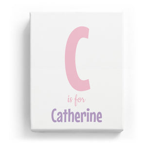 C is for Catherine - Cartoony