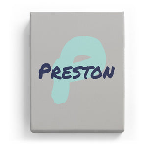 Preston Overlaid on P - Artistic