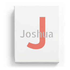 Joshua Overlaid on J - Stylistic