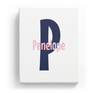 Penelope Overlaid on P - Cartoony