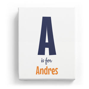 A is for Andres - Cartoony