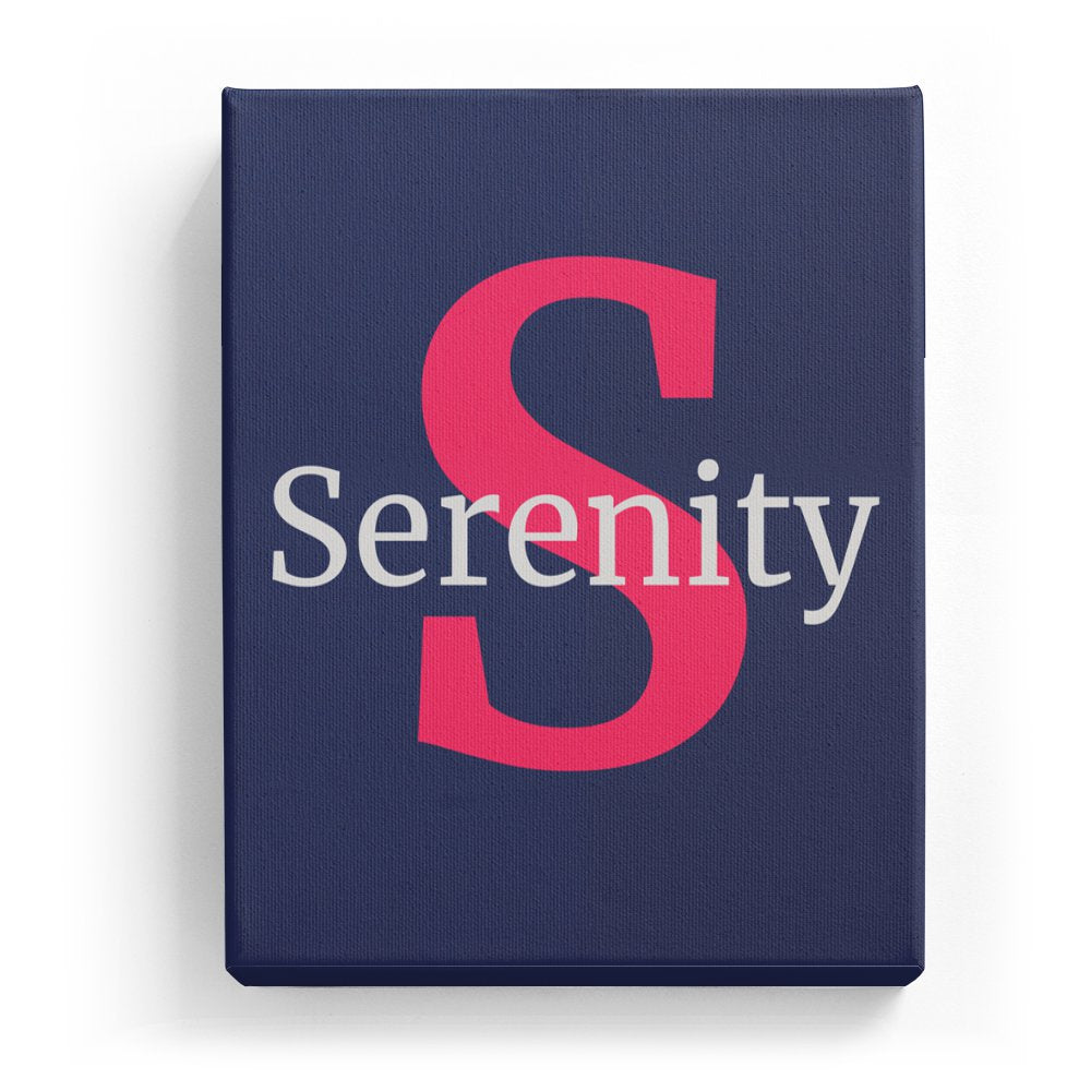 Serenity's Personalized Canvas Art