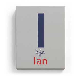 I is for Ian - Stylistic